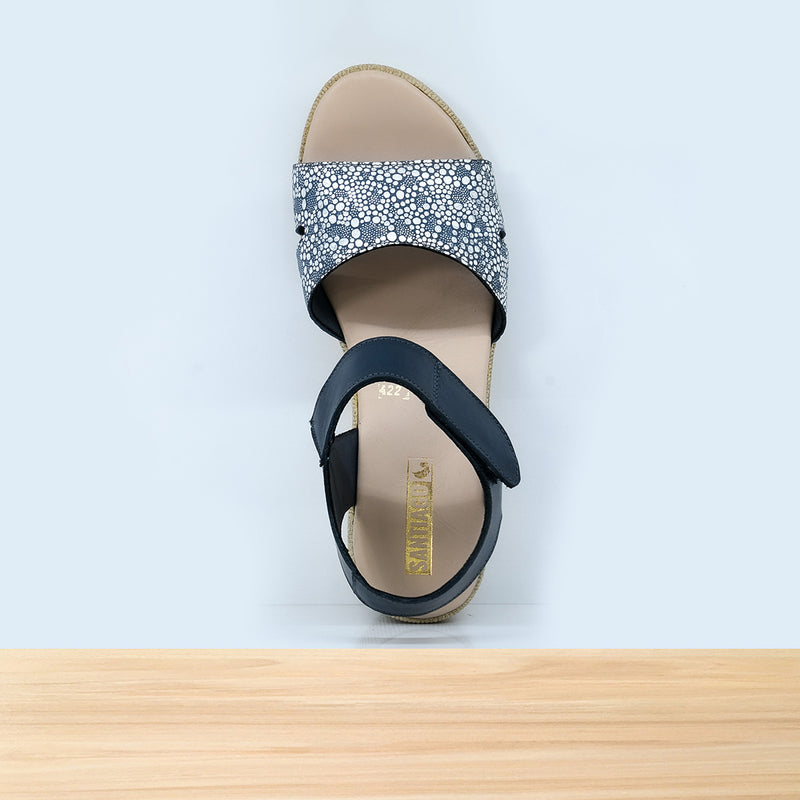 422F Softi Cuir Bleu