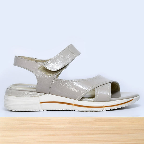 520F Solina Cuir Gris-Light