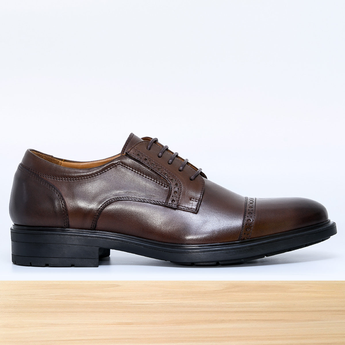 VAROX Chaussure Homme Cuir Marron Classique | Maroc – SANTIAGO®