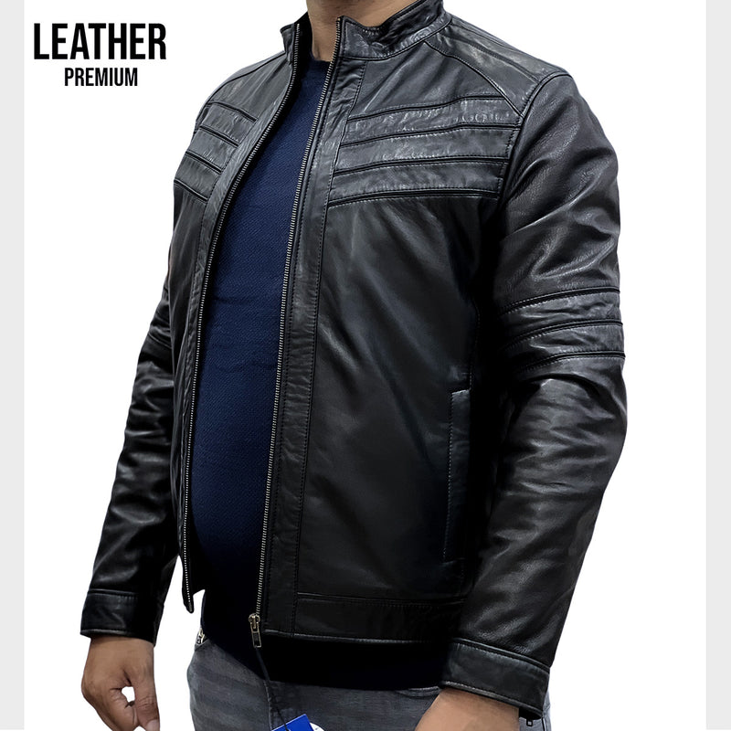 VELIX | Jacket Cuir Noir