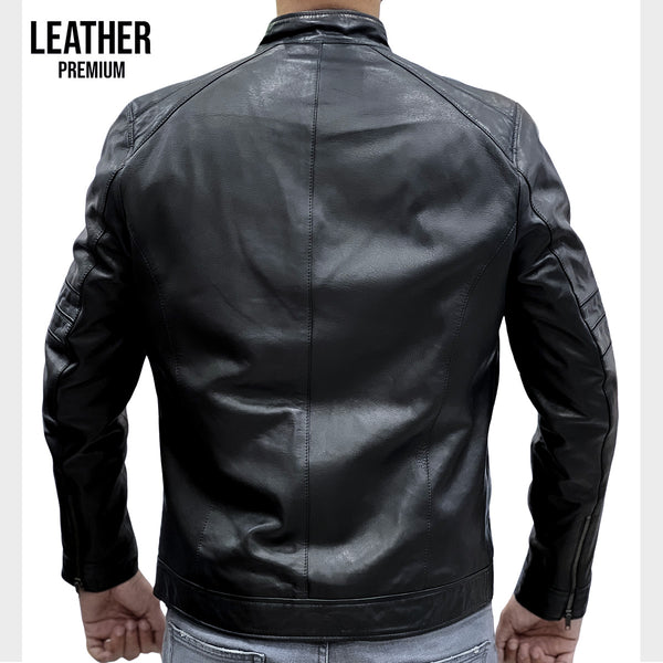 VELIX | Jacket Cuir Noir