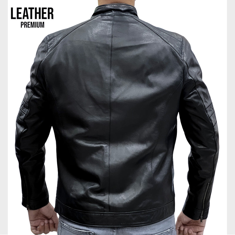 VELIX | Jacket Cuir Noir
