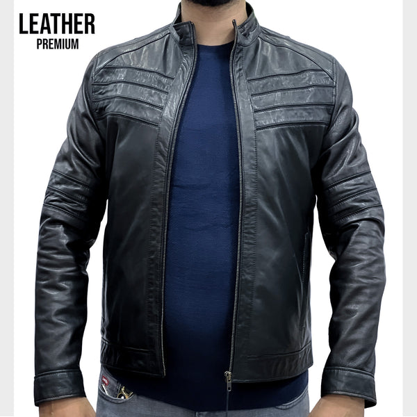 VELIX | Jacket Cuir Noir