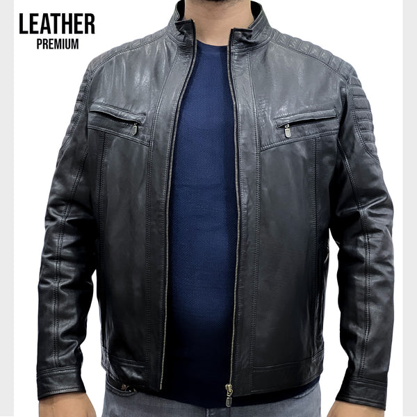 Welson | Jacket Cuir Noir