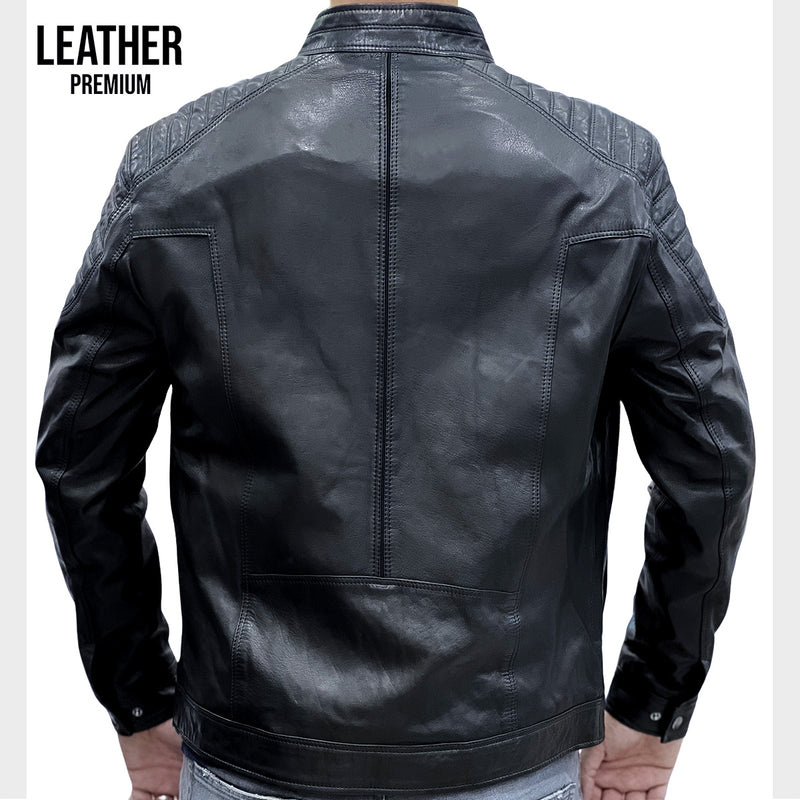 Welson | Jacket Cuir Noir