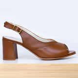 771F Yalena en Cuir Camel