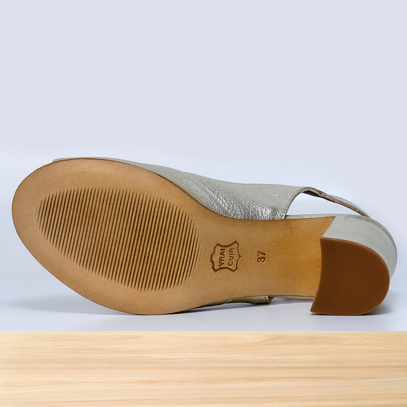 771F Yalena en Cuir Doré