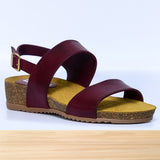 606F Zyna Cuir Grenat