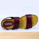 606F Zyna Cuir Grenat