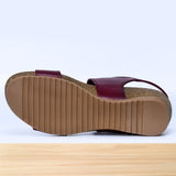 606F Zyna Cuir Grenat