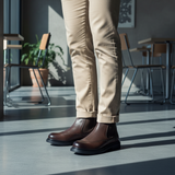 Bottines 1997 Nurex Marron - Chinos crème café