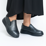 Femia noir gris djellaba noire