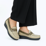 Kamita beige pantalon noir