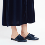 Lamis Noir Bleu - Bleu marine velours