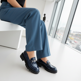 601F Lodie Cuir Bleu - SANTIAGO®