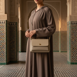 Sac beige jellaba beige