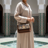 Sac marron dans riad