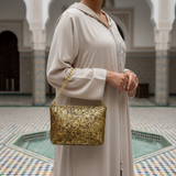 Sac moutarde dans riad