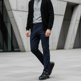 Smart casual refined black sneakers