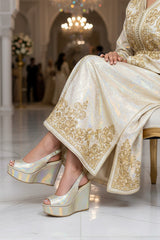 3528F Ysavelle Cuir Doré Multicolore