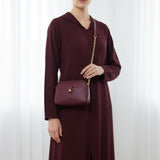 9206SC Alina Cuir Bordeaux