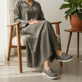 V2 — Djellaba Gris Olive / Accent Chair