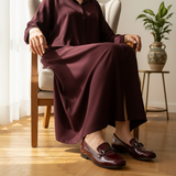 941F Mezia Cuir Bordeaux Arg - SANTIAGO®
