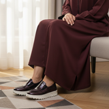 476F Zaria Cuir Bordeaux Brillant - SANTIAGO®