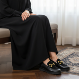 481F Ovara Cuir Noir Léopard - SANTIAGO®