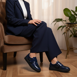 444F Carry Cuir Bleu - SANTIAGO®