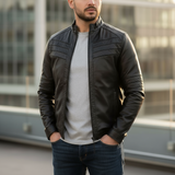 VELIX | Jacket Cuir Noir