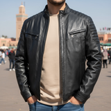 Welson | Jacket Cuir Noir